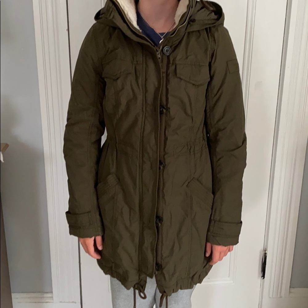 Woman’s fleece lined coat